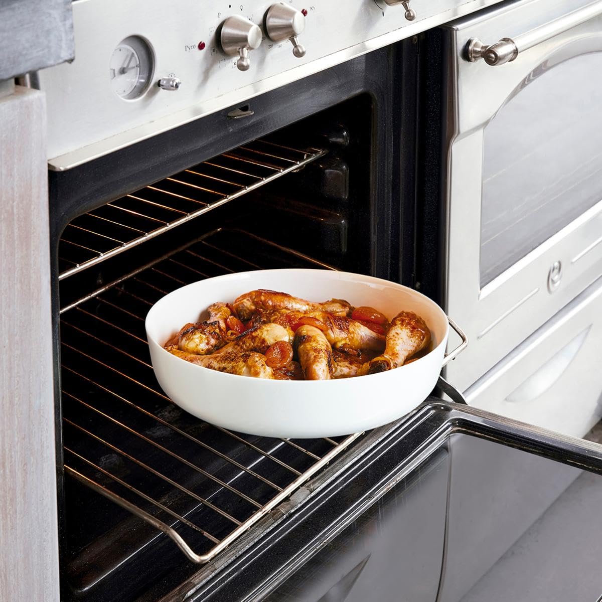 Plat de cuisson blanc 32 x 26 cm Smart Cuisine Trianon - Luminarc