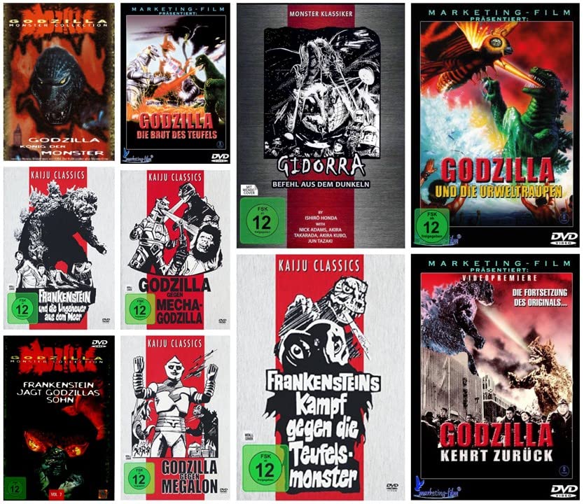 Godzilla Collection - Das Beste der Showa-Reihe (10 Kaiju Klassiker auf 10 DVDs) Preisgekrönte Monster Filme aus den legendären Toho Studios