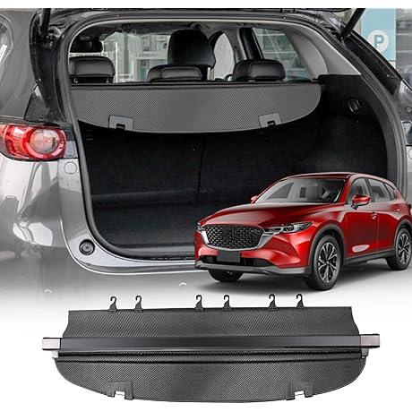 Mazda CX-5 Cargo Cover: Enhancing Security and Style with Carbon Fiber Texture