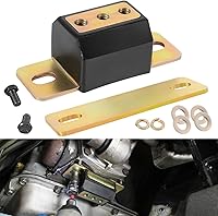 Hihitomorrow Performance Polyurethane Transmission Mount Bracket Set for GM TH350 TH400 700R4 Chevy Trucks