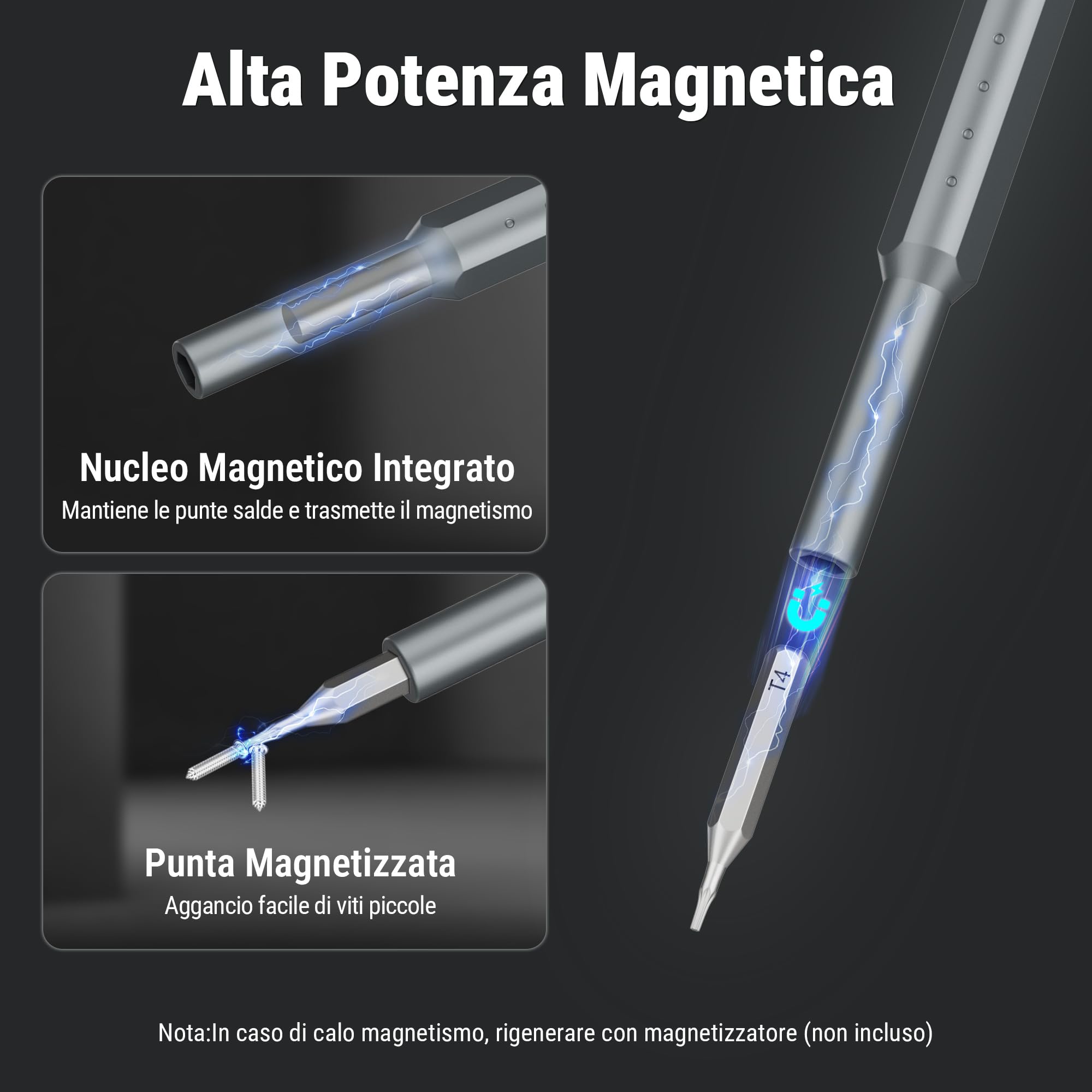 WORKPRO 60 IN 1 Set Cacciaviti Precisione Magnetico Portatile, Mini Cacciavite con Custodia Magnetica, POP UP Design, Barra di Leva, Pinzetta, Kit di Riparazione per Cellulare, Telecamera, Occhiali