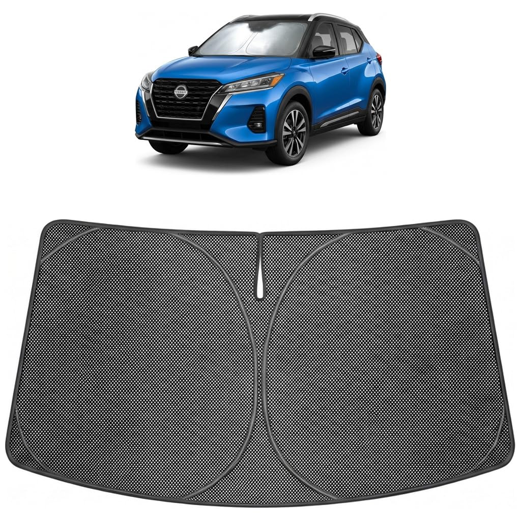 Proadsy Custom Fit 2025-2026 Nissan Kicks Windshield Sun Shade, Blocks Heat