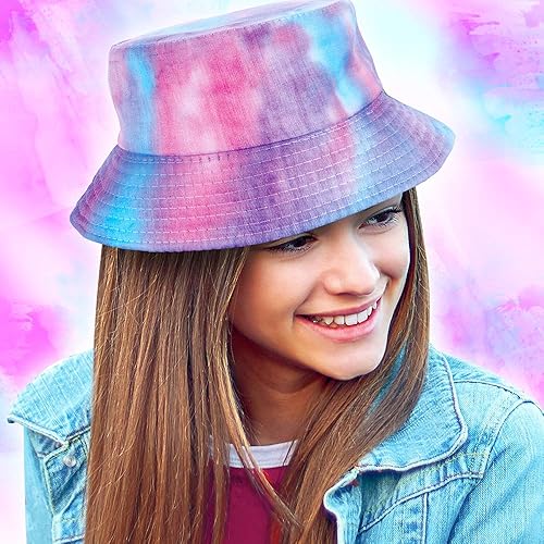 Miniatura 10 de Fashion Angels Overdye - Kit de teñido anudado (12708) Cinch Sak DIY Tie Dye, incluye tintes no tóxicos, bolsa con cordón, guantes y bandas