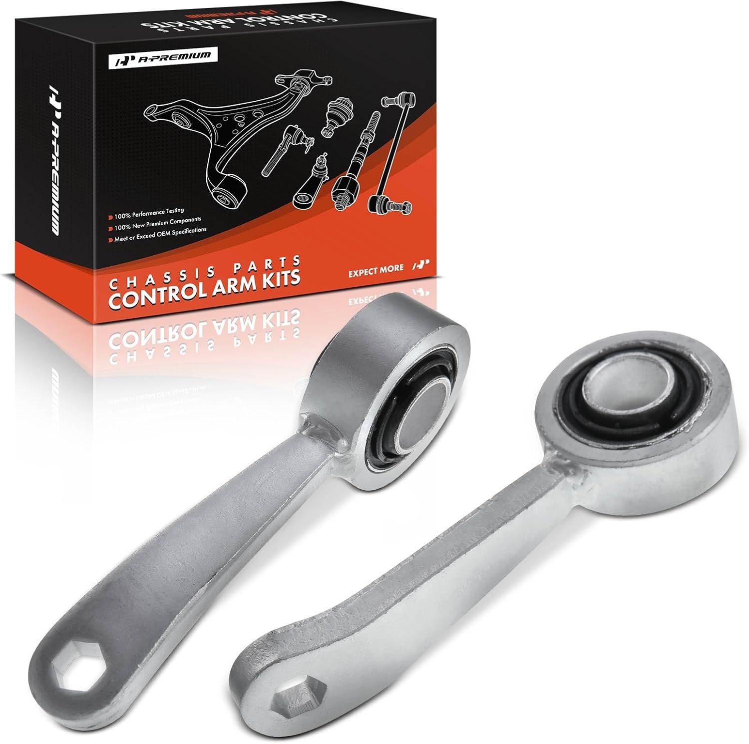 A-Premium 2 x Front Sway Bar Links Stabilizer Bar Links, Compatible with Mercedes-Benz - 2003-2011 - E320 E350 E500 E550 E55 AMG E63 AMG & CLS500 CLS550 CLS55 AMG CLS63 AMG