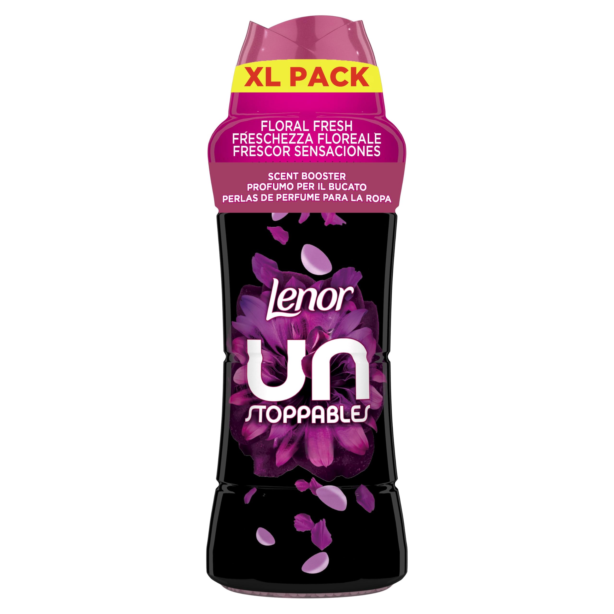 Lenor UNstoppables Perfume Beads for Clothes, 41 Washes (495 g), Softener with Fragrance Freshness Sensations, Freshness Enhancer