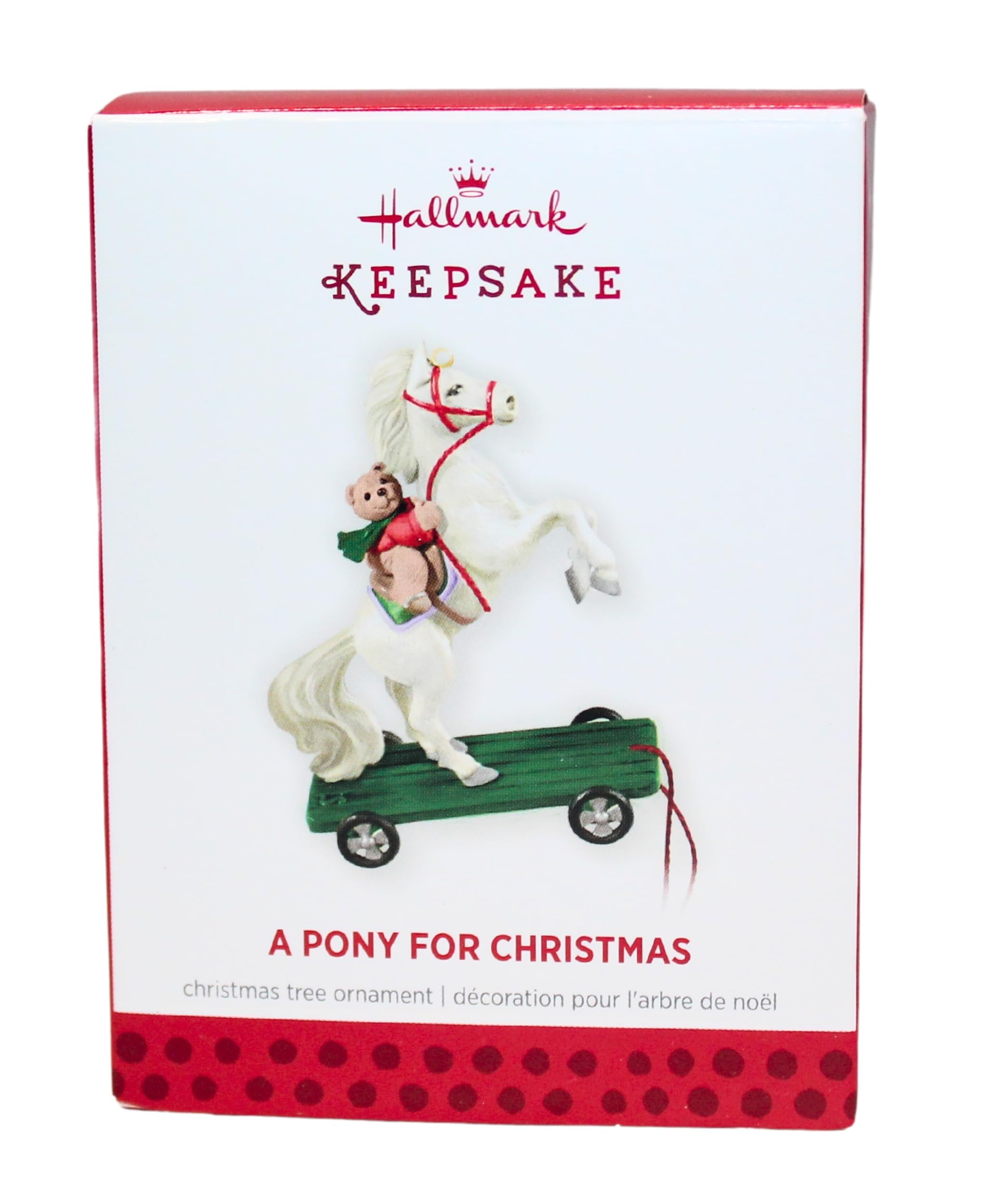 Holiday Pet Gifts Rat Terrier Santa Hat Dog Porcelain Christmas Tree Ornament