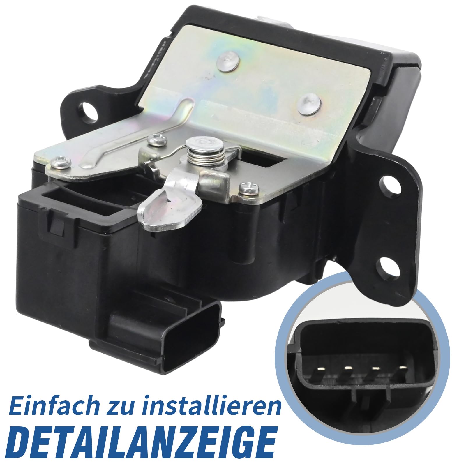 Hoypeyfiy 81230A6000 Heckklappenschloss, Heckklappenverriegelung Ersatz für Hyun-dai i30 GD Ersatz für Kia Ceed JD, ersetzt 81230-A6000, 81230-A5000