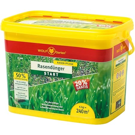 Wolf Rasen-Starterdünger LH 240, mehrfarbig
