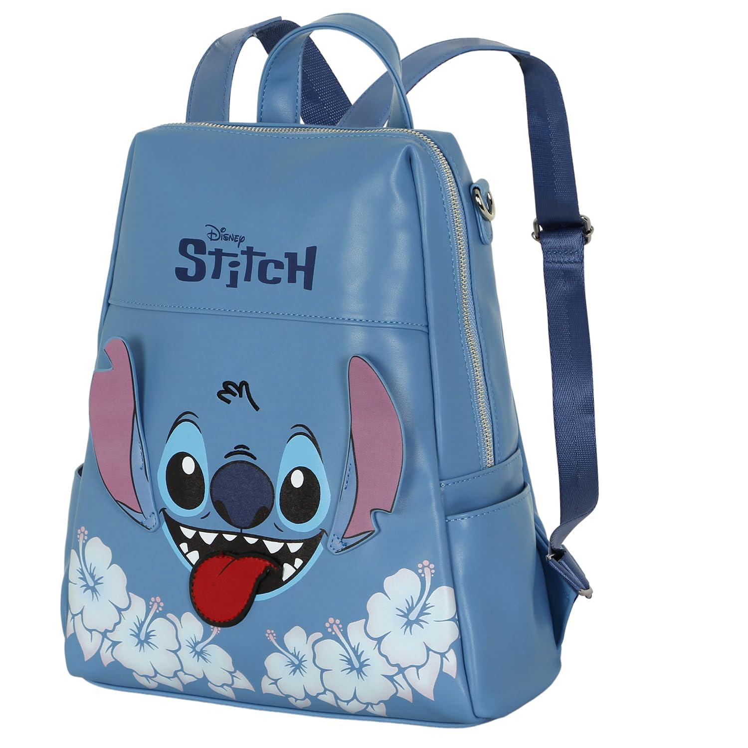 Karactermania Unisex Bleu Backpack Disney Stitch Tongue
