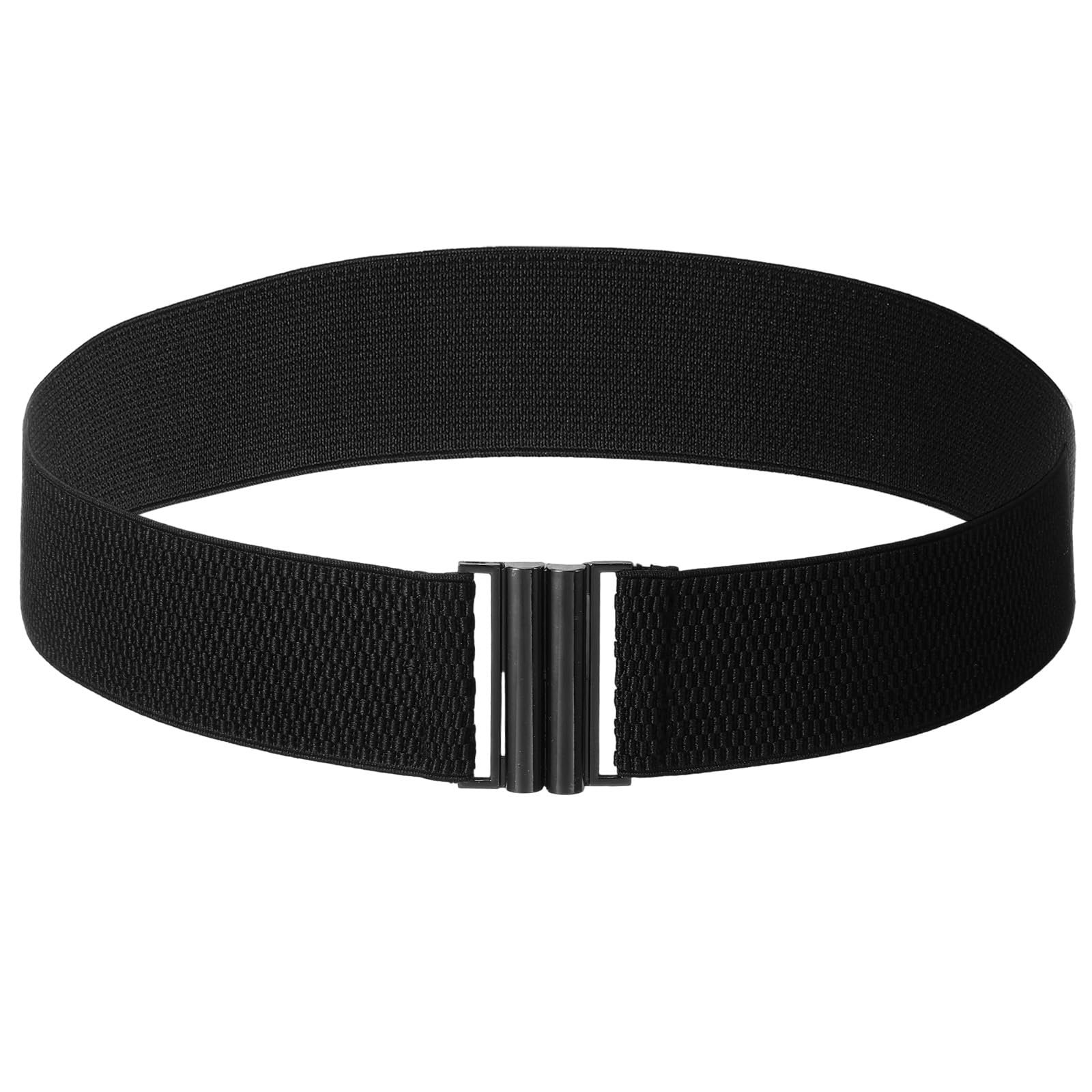 Stretchy Belt for Women Vintage Thick Black Belt Elastic Waist Cinch Trimmer Belts Wide Adjustable Corset Belts for