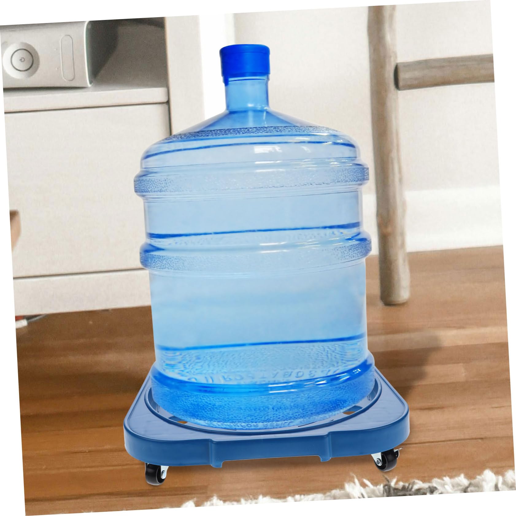 Edelstahl Pp Bewegliche Gasflaschenwanne, Blau, mit Rollen