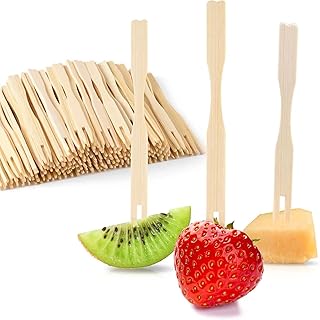 200 PCS Bamboo Fruit Fork Set