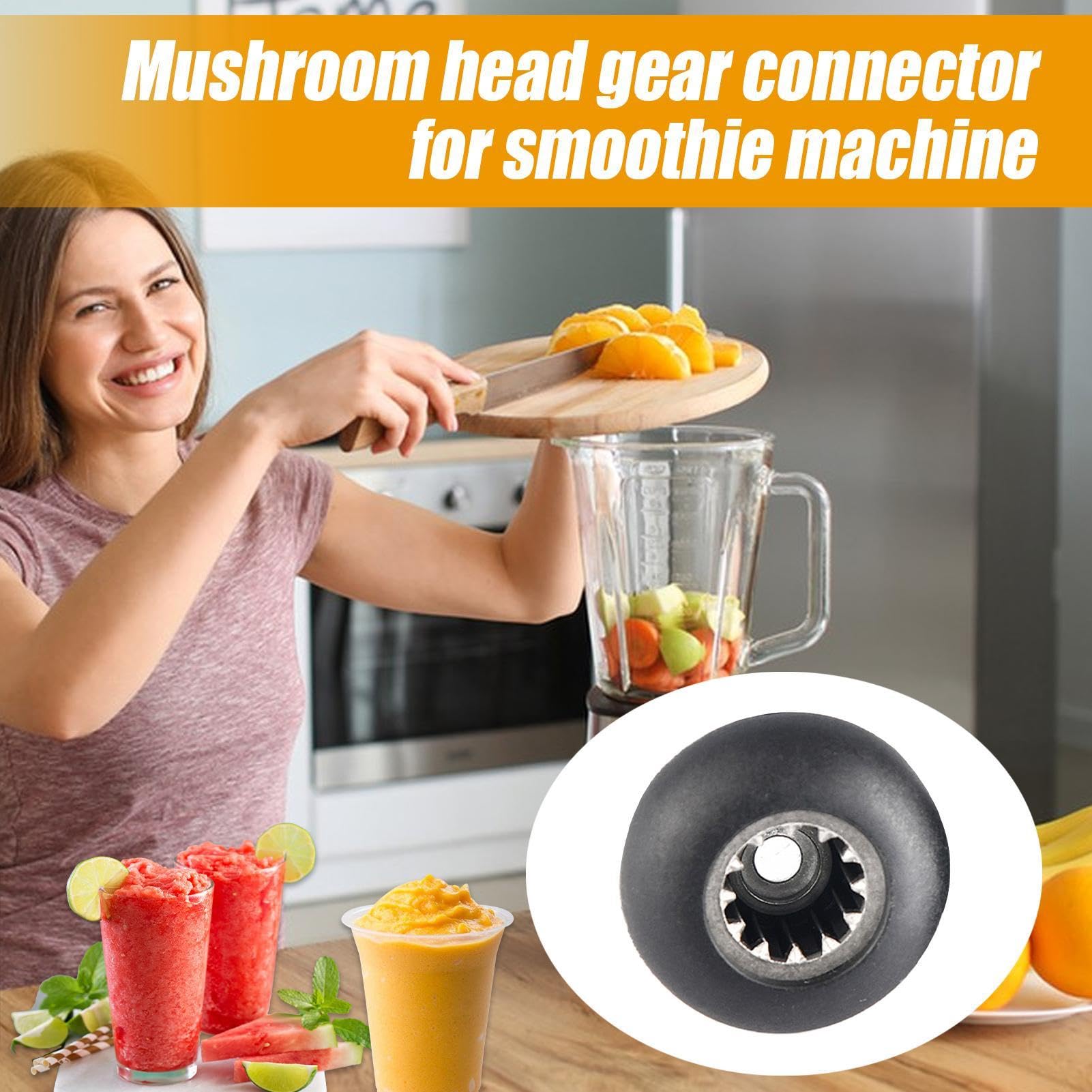 Replacement Blender Gear - 15-Piece Personal Blender And Grinder Combo For Kitchen | Drive Socket Connector | Mixing Machine Accessories Mushroom Cap For Home Commercial Use Easy Install PC Material