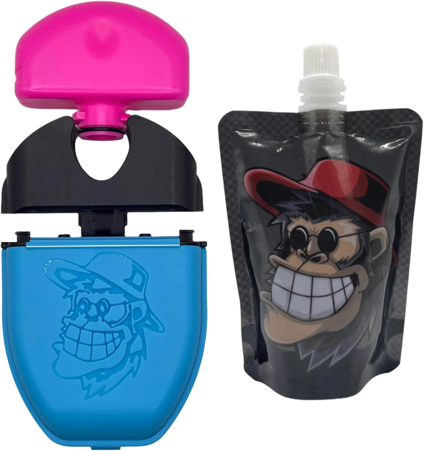 Self-Cleaning Mouthguard and Retainer Case with Cleaning Solution - Storage for, Night Guards, Aligners, Mouthguards – Compatible with Retainer Cleaner Tablets, and Foam