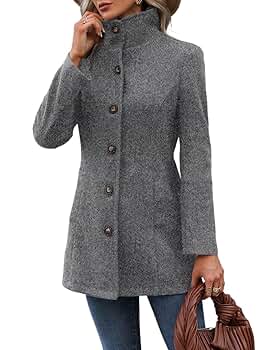 ジャケット・アウター HERMES Khaki Gray wool Stand collar Coat Cole Haan Men's Full-Zip Stand-Collar Car Coat - Macy's