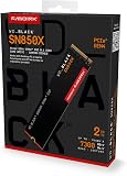 WD BLACK SN850X NVMe SSD 2 To, Jusqu'à 7300/6600 Mo/s, M.2 2280, PCIe Gen 4.0, Haute Performance Gaming - 7