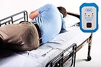 Vista 1 de Patient Aid Alarma avanzada para cama y suelo con cable de tracción magnético, almohadilla inferior de 10 x 30 pulgadas con alarma de sensor