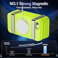 Vista 423 de MOCCA - Funda magnética resistente para iPhone XR de 6.1 pulgadas, compatible con MagSafe, funda con protección contra caídas de grado militar