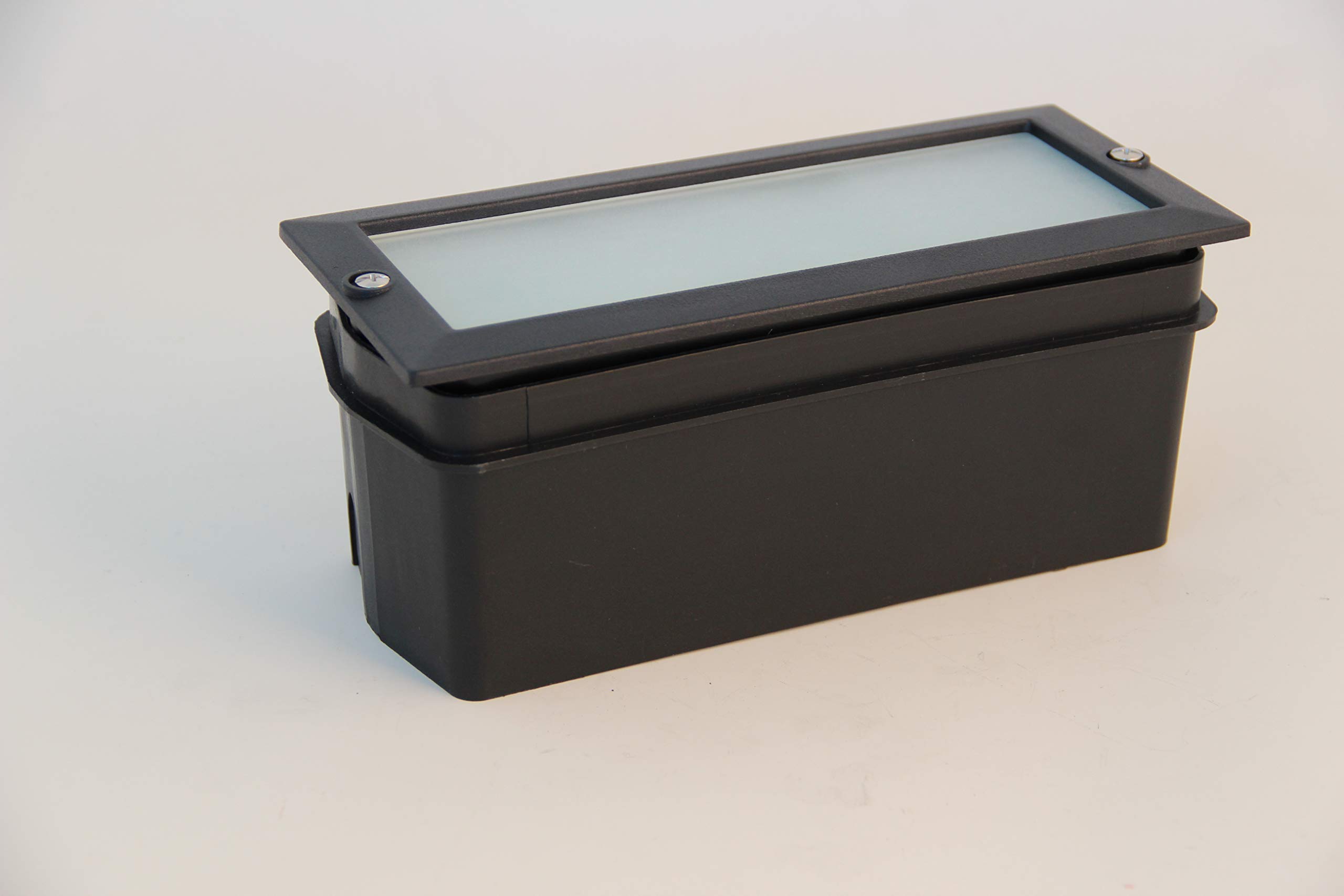 Velamp Brick Lumiaire encastrable E27 Noir (Lot de 5)