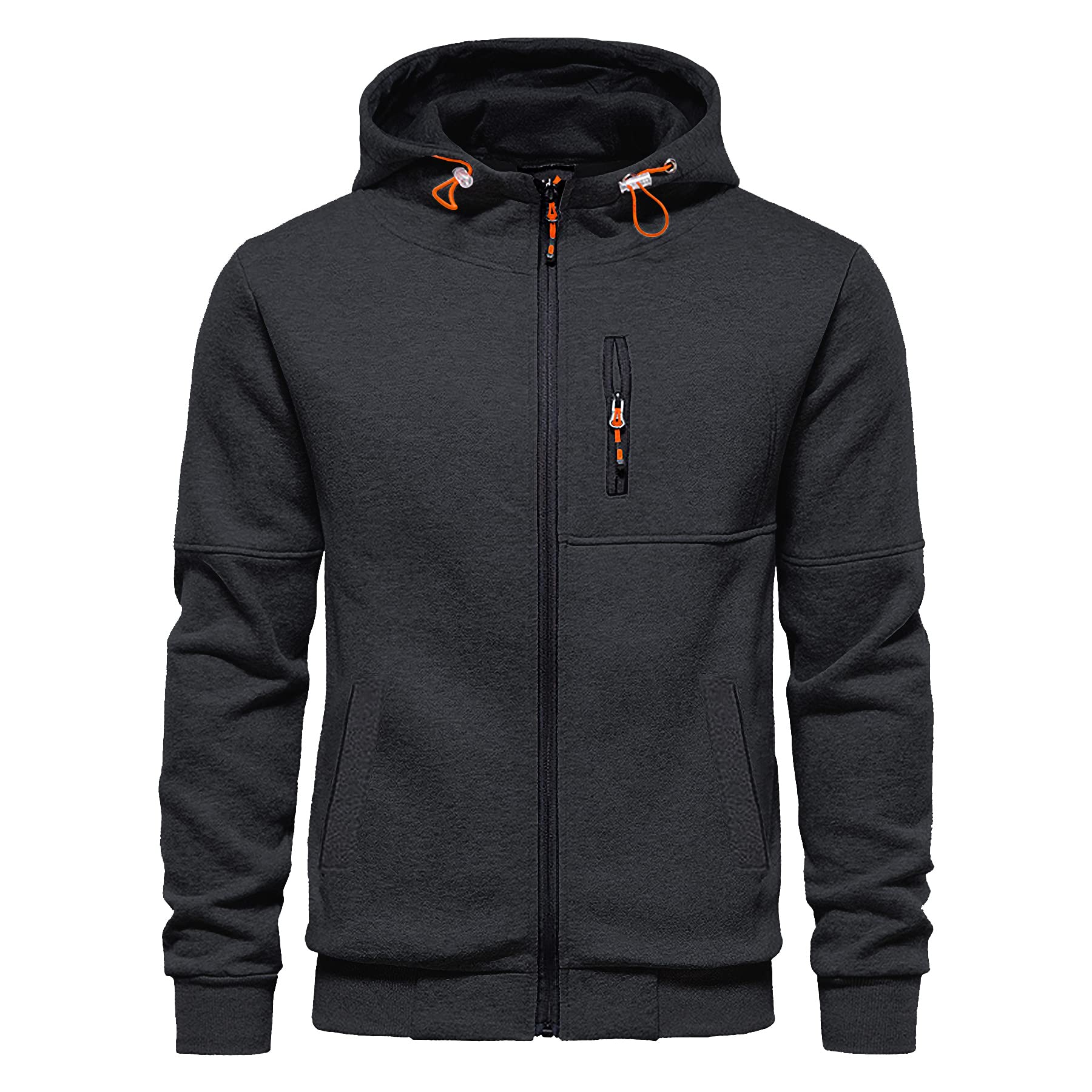 CTU Herren Hoodies Zip Up Langarm Fleece Sweatshirts Hoodies für Männer S-3XL