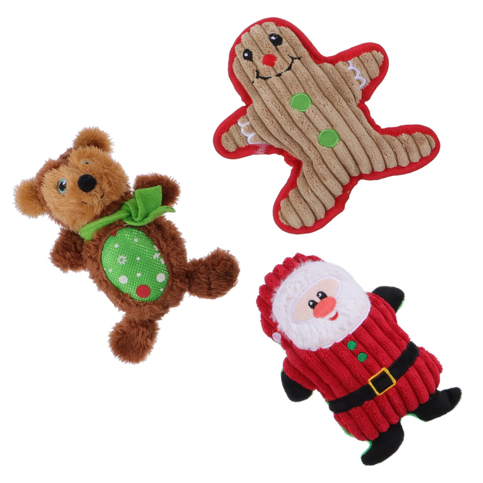 Jouets Couineurs de Noël pour Chiens : Évitez l'Ennui et Protégez vos Meubles avec ce Lot de 3