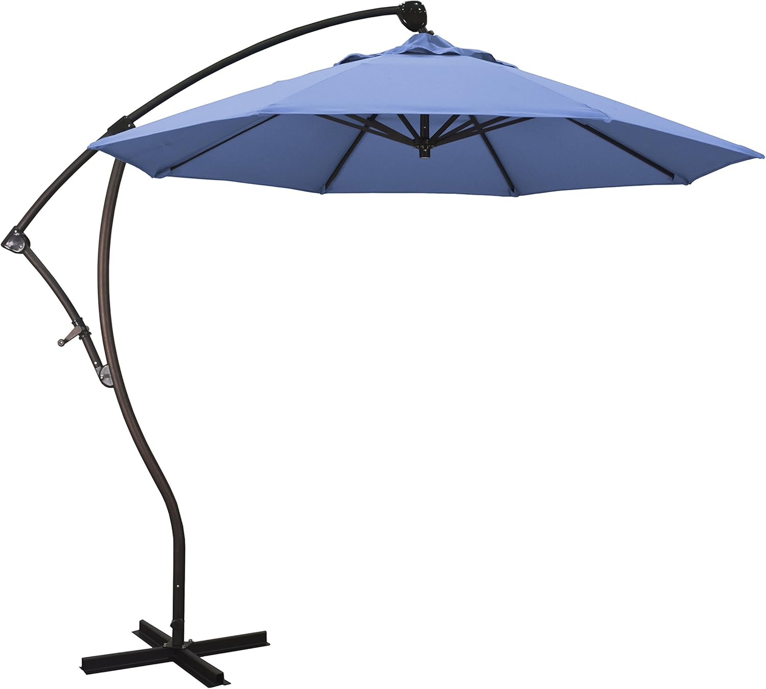 California Umbrella 9-Foot Offset Cantilever Patio Umbrella Infinite Tilt