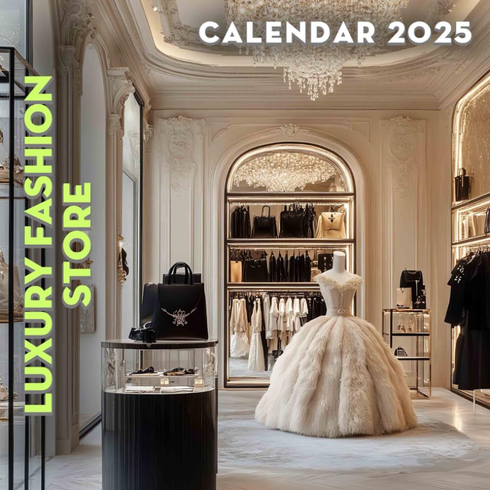 Luxury Fashion Store 2025: 12 Months of Chic Luxury Styles Captured in Fashion Photography, Perfect for Planning Your Year with Elegance