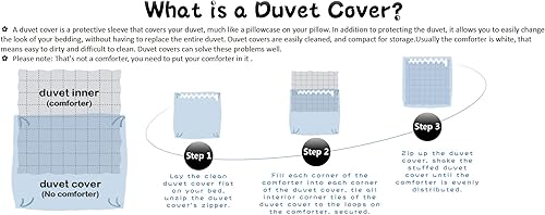 Miniatura 6 de Erosebridal Juego de funda de edredón con diseño de sirena, tamaño Queen, diseño de escamas de arcoíris, funda de edredón con estampado de sirena