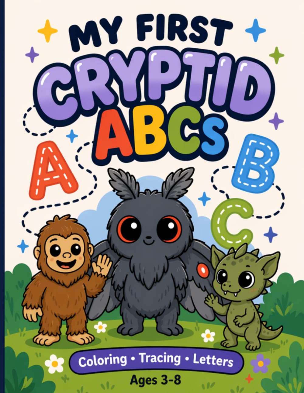 My First Cryptid ABCs: A Fun Coloring & Tracing Alphabet Book for Kids Ages 3–8