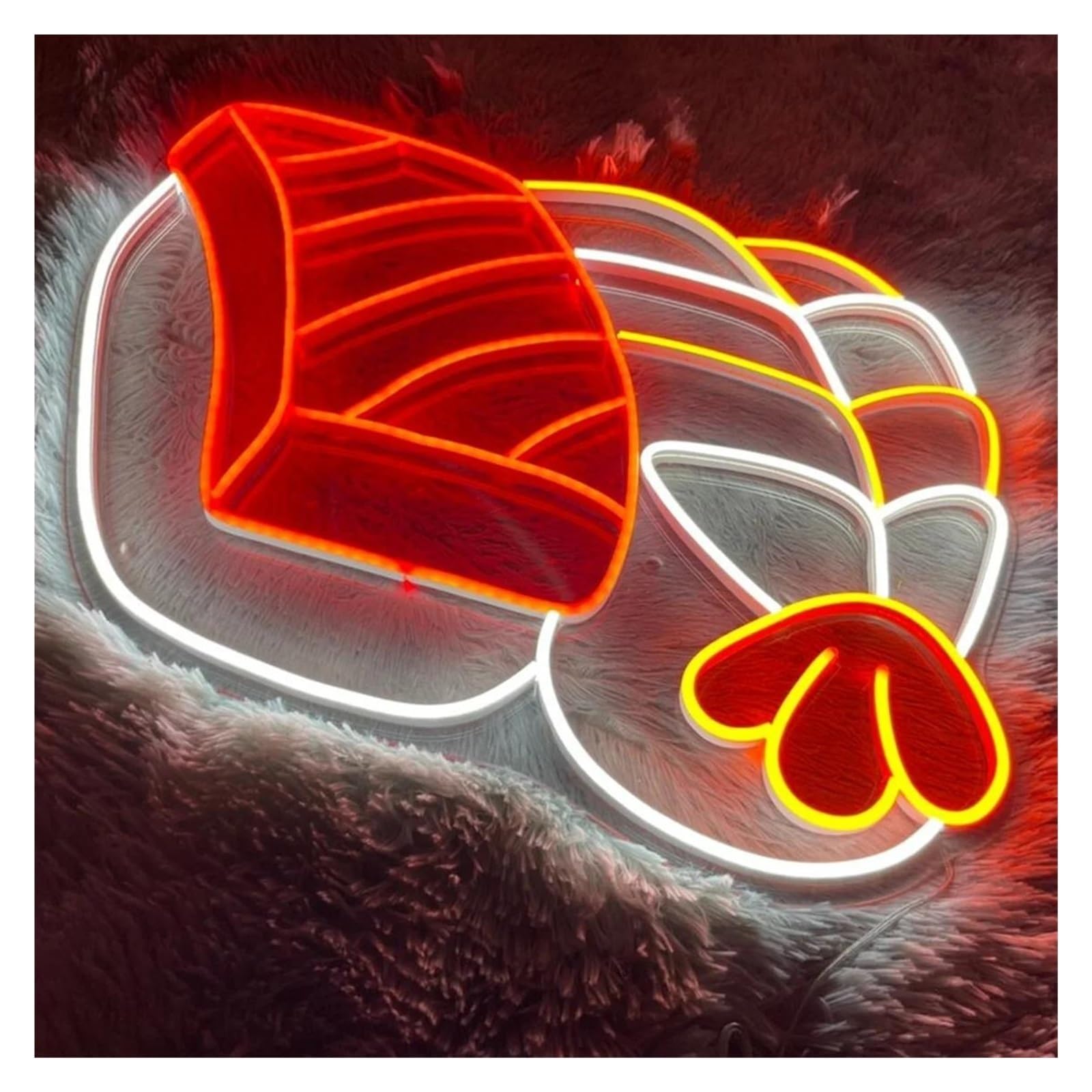 Insegna al neon Sushi per insegna al per neon per negozio di cibo giapponese alimentato tramite per ristorante sala da pranzo 40cm×28cm
