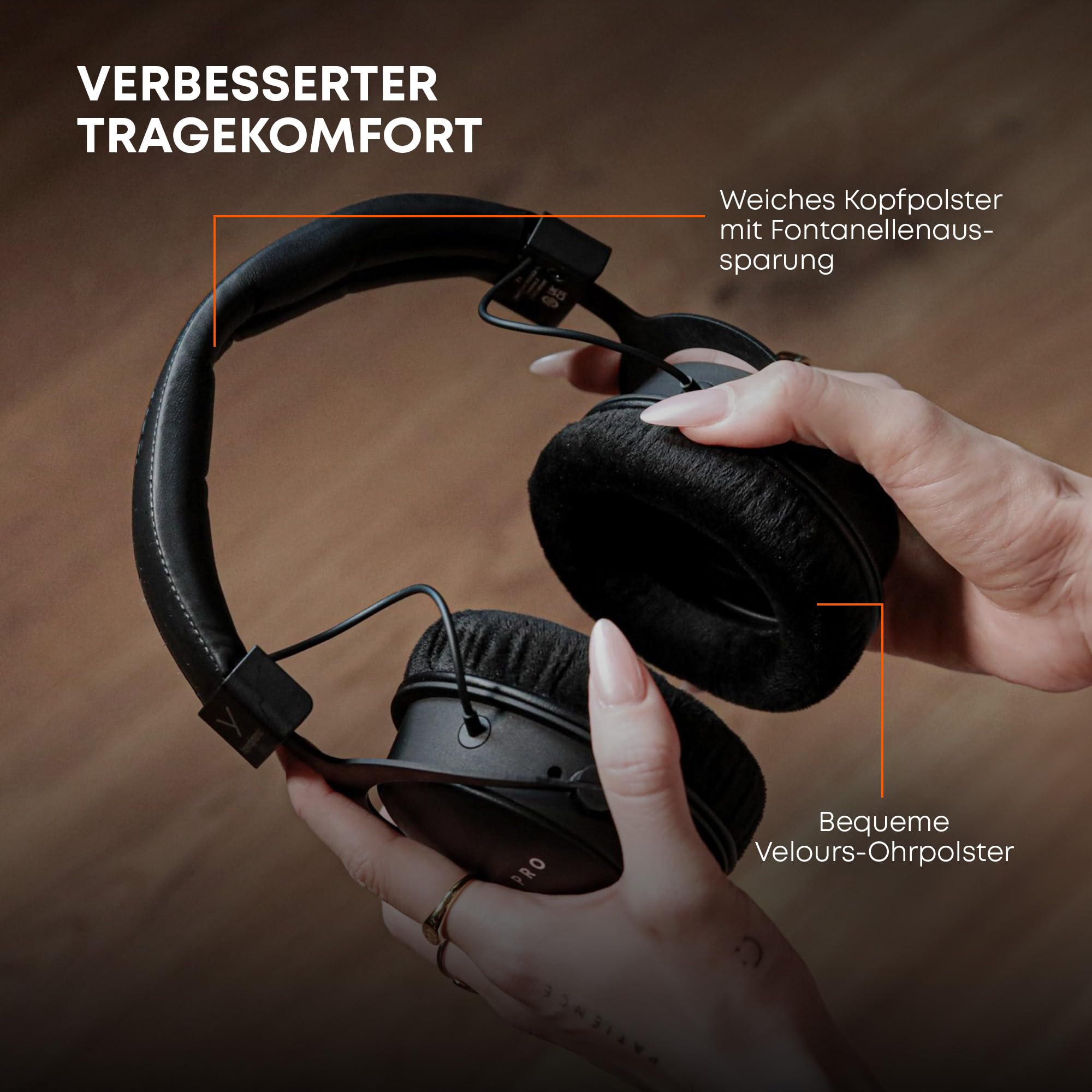 beyerdynamic DT 1770 PRO MKII Over-Ear-Studiokopfhörer in schwarz. Geschlossene Bauweise, steckbares Kabel