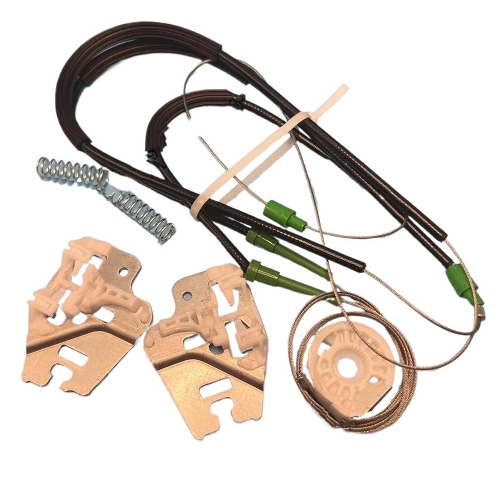 Sauanmnktp Front Right Set Window Winder Repair Kit For Bmw E46 3 Series 2001-2005 Window Regulator Repair Kit Slidr Front Right