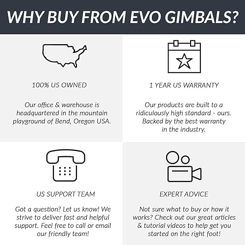 Miniatura 6 de Estabilizador de cámara de cambio EVO - cardán de mano para teléfonos inteligentes iPhone o Android - Controles inteligentes de aplicación para
