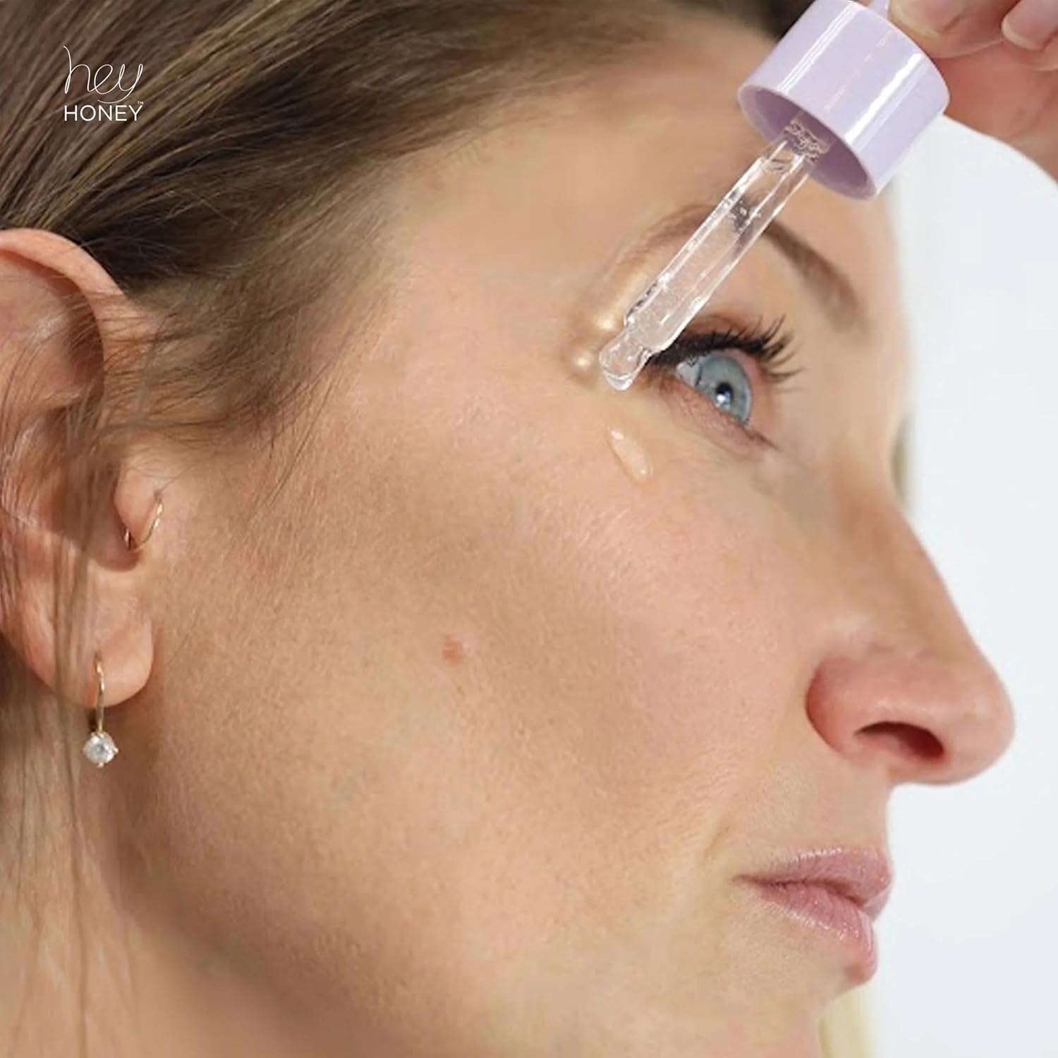 Hey Honey Multi Humectant Firming Serum: 1% Hyaluronic Acid Urea Lactic Acid & Honey Complex for Deep Hydration, Plumping & Skin Barrier Support | 20 mL / 0.68 fl oz - Image 6