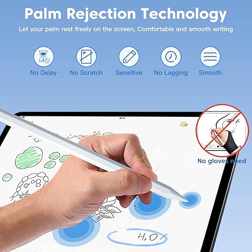 Miniatura 5 de Stylus Pen for iPad,toocki Type C Charging iPad Pencil 2nd Gen,Magnetic Pencil with Tilt Sensitive and Palm Rejection,Compatible with Apple iPad Pro