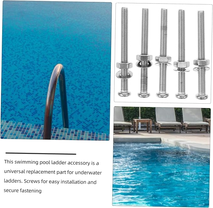 Tornillos de Acero Inoxidable para Escalera de Piscina miniatura 5