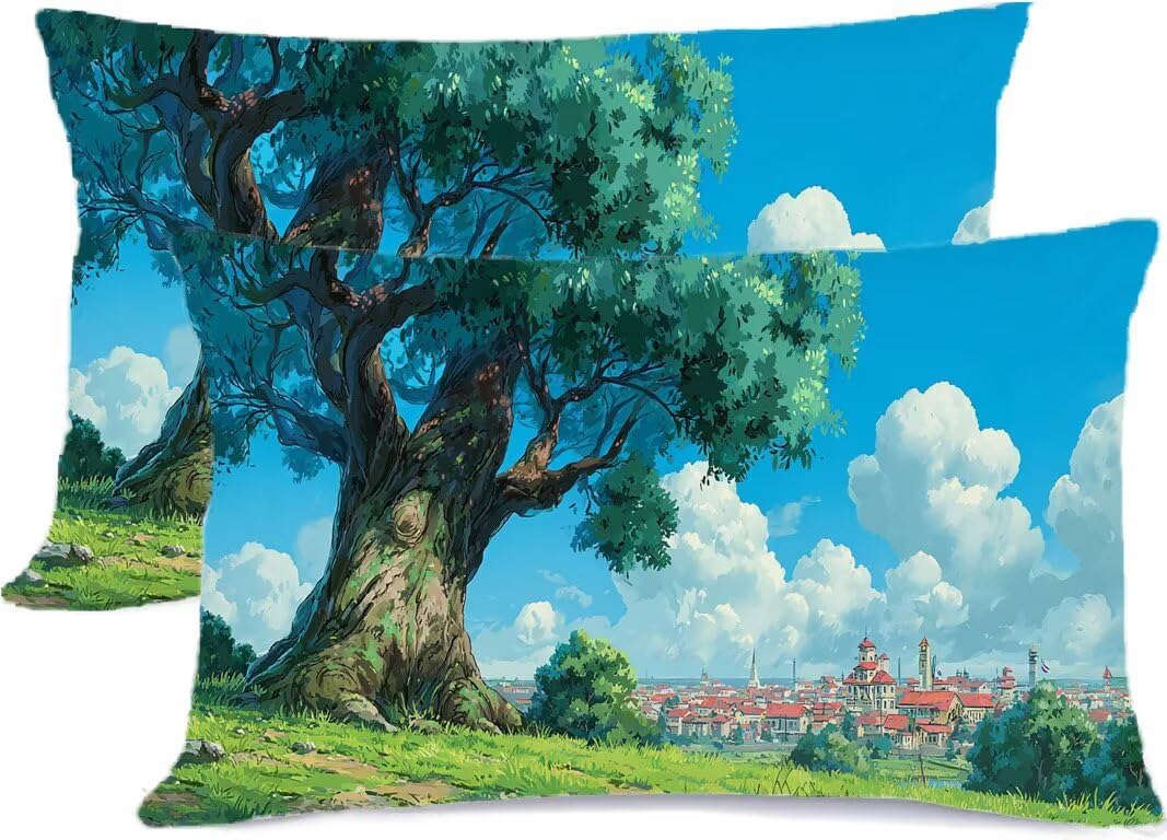Taie d'oreiller 35x70 lot de 2, le cadeau idéal pour femme pour embellir la maison