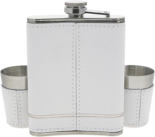 Miniatura 7 de Pavilion Gift Company - Novio - Frasco de 8 onzas y juego de vasos de chupito de 2 onzas, frasco grabado para novio, regalo de novio para recuerdo