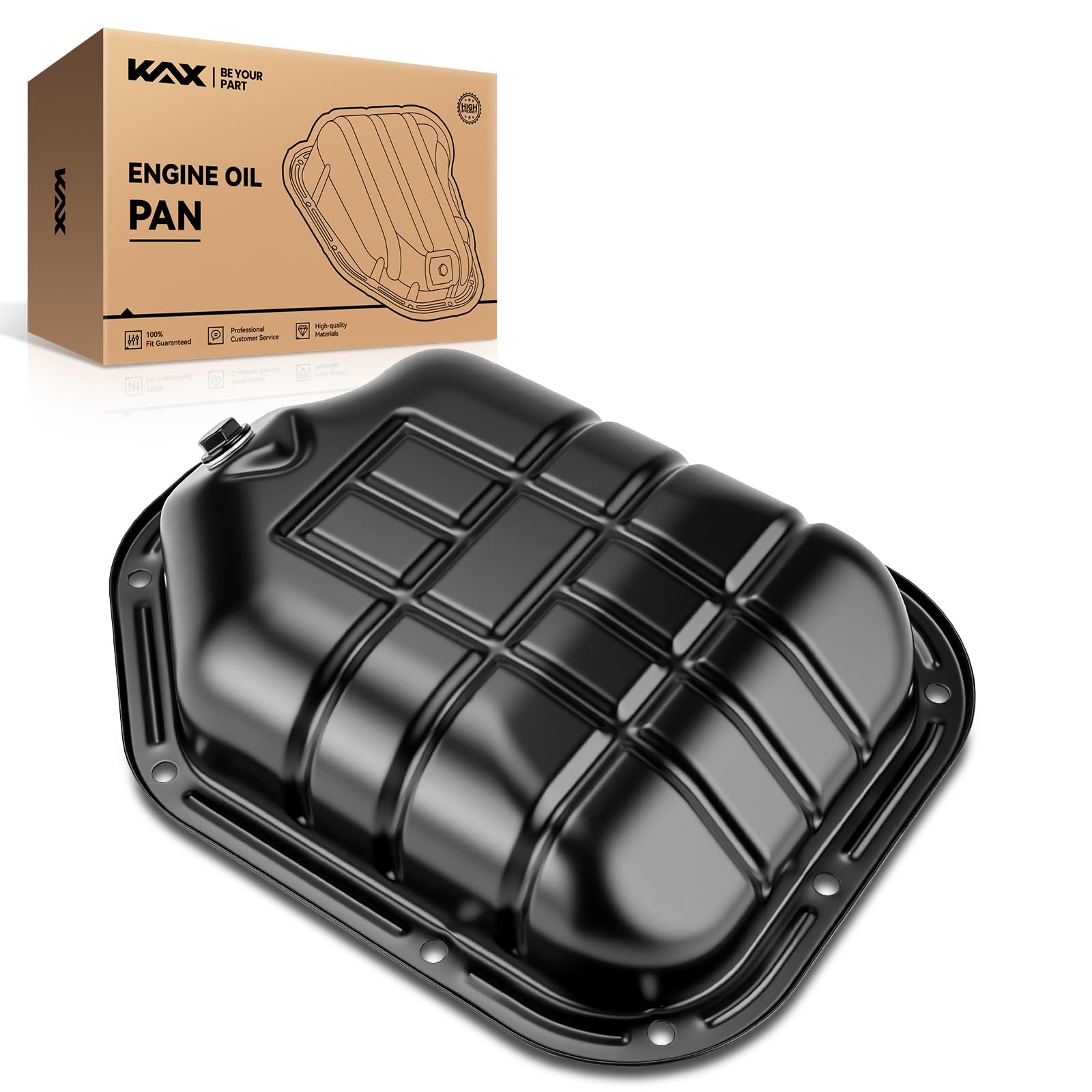 KAX 264-465 Engine Oil Pan, Replacement for Nissan Altima 2007-2016, Murano 2009-2016, Quest 2011-2014, Pathfinder Infiniti JX35 QX60 3.5L, Gasket not included
