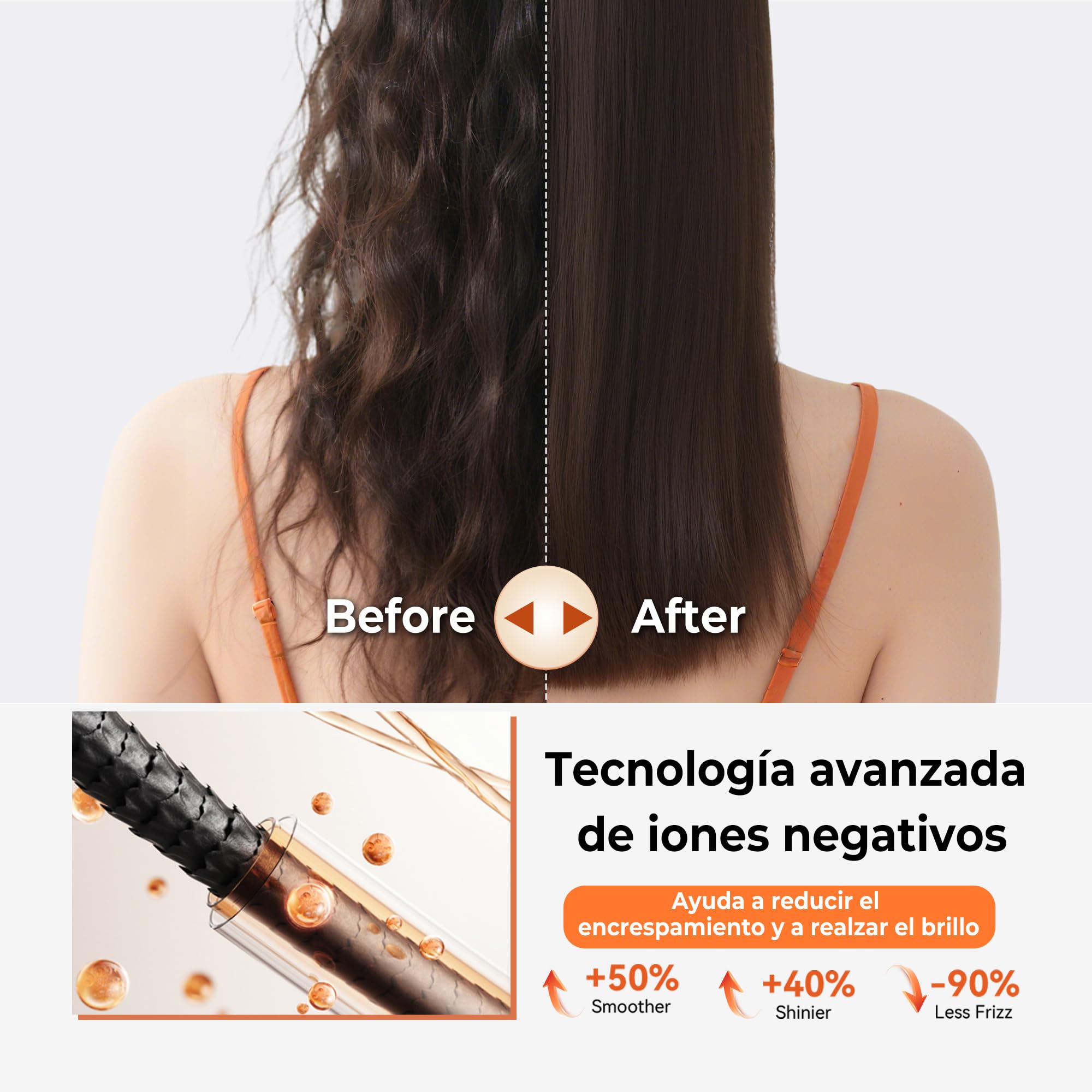 5 in 1 Air Styler e Spazzola Asciugacapelli - Kit Multifunzione con Spazzola Phon Volumizzante | Spazzola Rotante per Capelli, Arricciacapelli ad Aria e Lisciante
