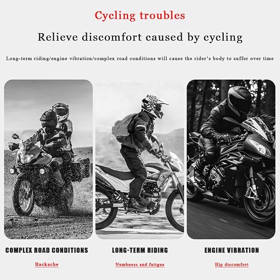 Motorcycle Seat Cushion for BMW F850 GS F 750 850 GSA, Anti-Vibration & Breathable Pressure Relief Seat Pad Comfortable Motorbike Seat Cushion Long Ride Relief