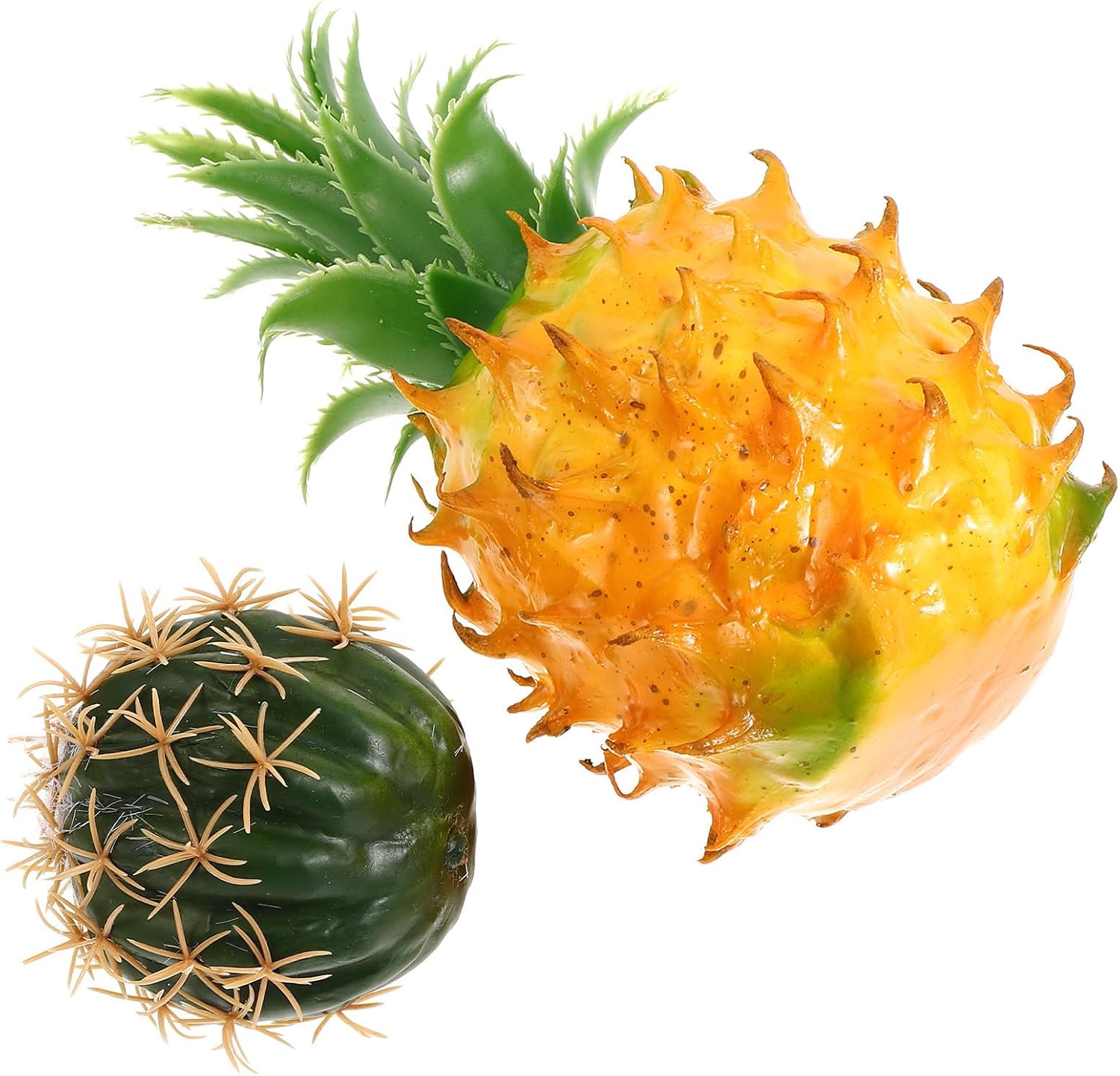 2pcs Car Antenna Topper PU Pineapple Shape Exterior Accessory
