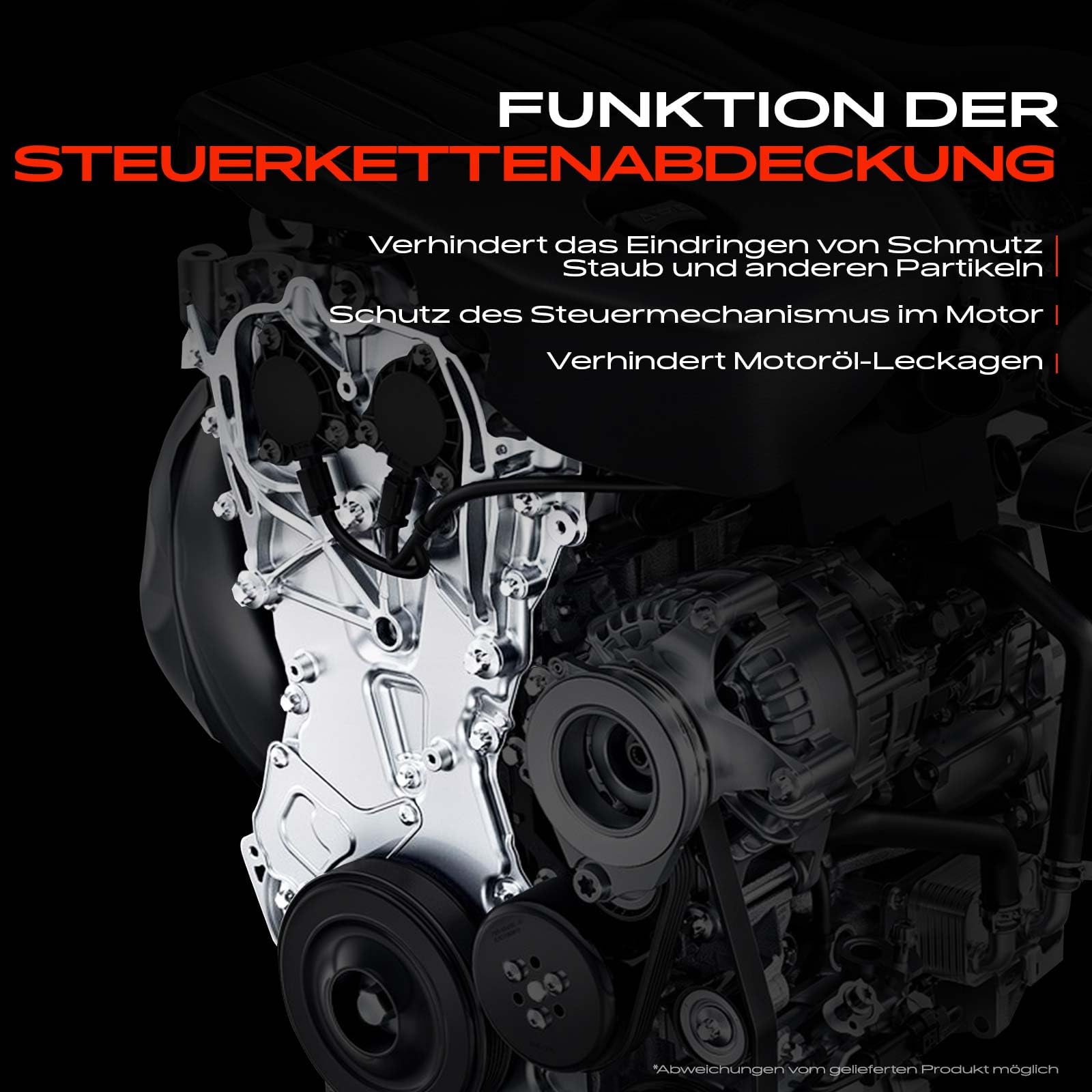 Frankberg Coperchio della cinghia di distribuzione diesel 7801709 | Compatibile con: Serie 5 Gran Turismo F07, X5 E70, Serie 3 Coupé E92, Serie 3 Touring E91, Serie 5 F10
