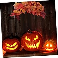 Vista 8 de NOLITOY 1 dintel de hoja de arce simulada para colgar al aire libre, decoración de chimenea de chimenea, decoración de Halloween, decoración