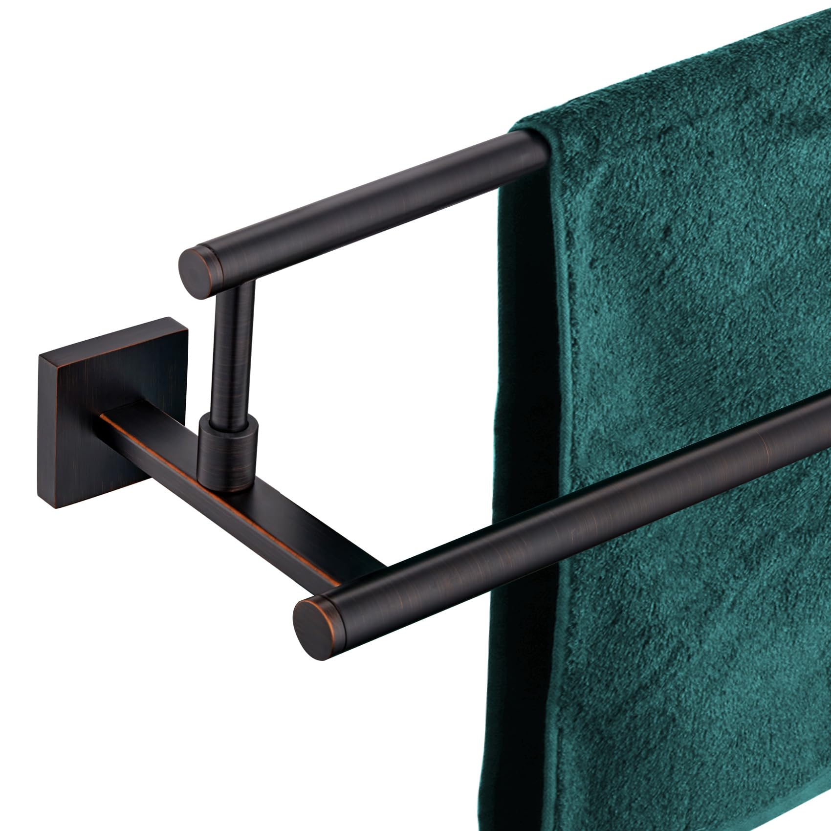 KOKOSIRI Towel Bars 20-Inch Bathroom Towel Holder Oil Rubbed Bronze Bath Towel Rails Kitchen Racks for Cabinet Stainless Steel B5009ORB-L20