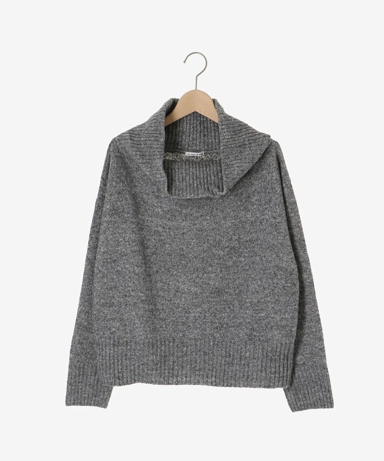 [ルクールブラン] オフタートルニットプルオーバー 3058021500