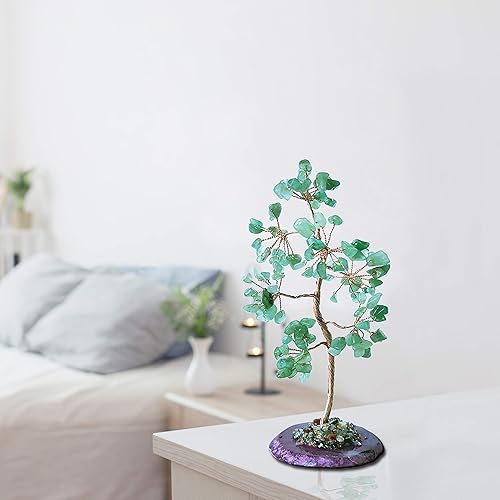Miniatura 3 de Árbol de piedra de cristal de chakra curativo para sanación energética, Feng Shui, fortuna, buena suerte, riqueza y prosperidad