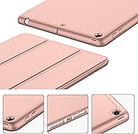 Vista 4 de iMieet - Funda para iPad de 8 generación 2020 de 10.2 pulgadas con soporte para lápices, funda para iPad de 7 generación 2019 con parte trasera