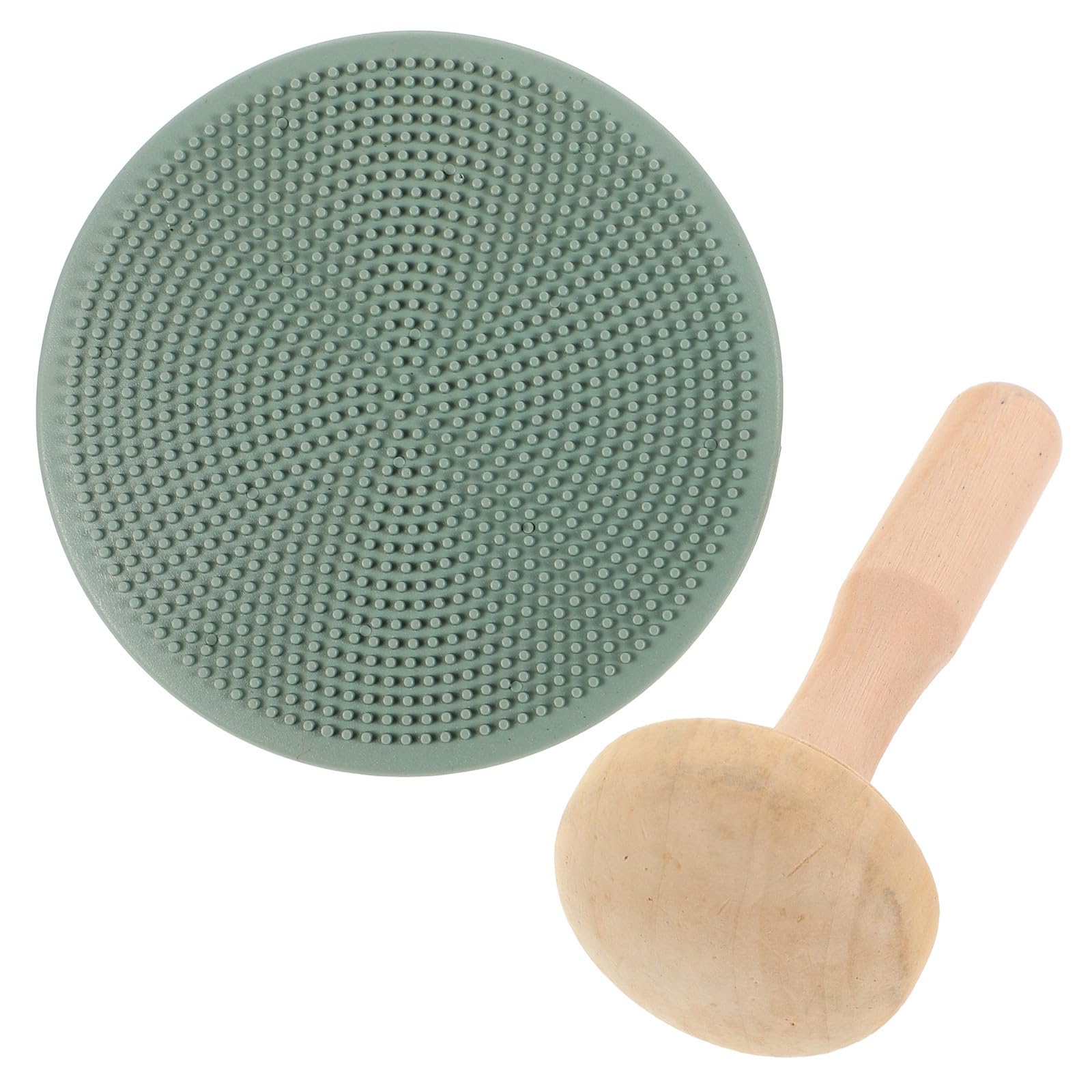 Rouleau à Champignons en Bois et Outils de Gravure Mikikit pour Estampes DIY