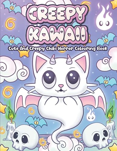 Creepy Kawaii Cute And Creepy Chibi Horror Colouring Book: Pastel Goth Colouring Book